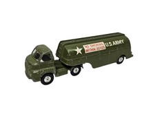 Corgi Big Bedford Tractor Unit US Army Tanker Truck Military Diecast Green 7.5"