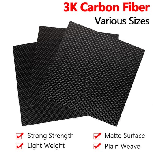 Carbon fibre sheet rigid - 3k,
