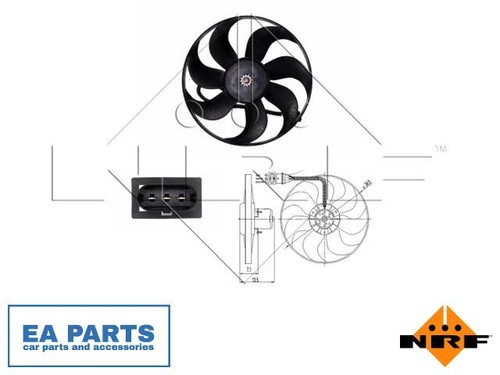 Fan radiator for skoda fabia - radiator,