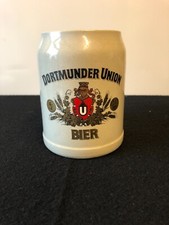 Vintage Stoneware 0.5ltr Dortmunder Union Bier Stein / Mug VGC