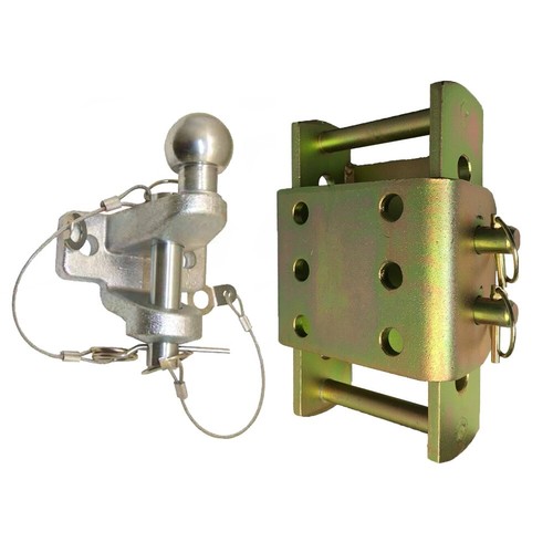 Adjustable tow hitch - adjustable, drop