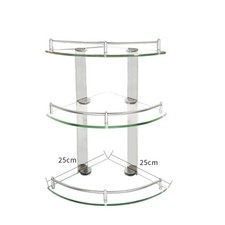 Corner Shower Caddy Glass