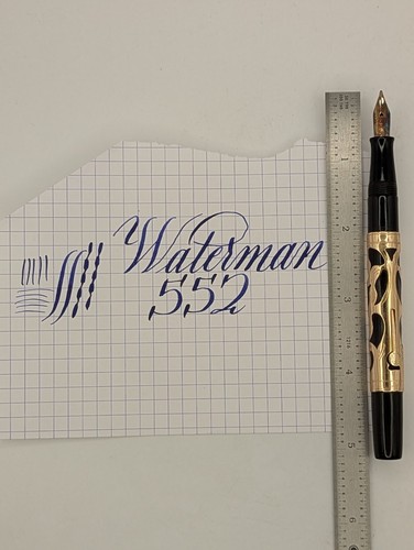 Waterman 552 solid gold art - waterman,