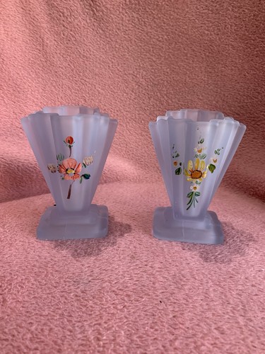 Pair vases vintage bagley - vintage,