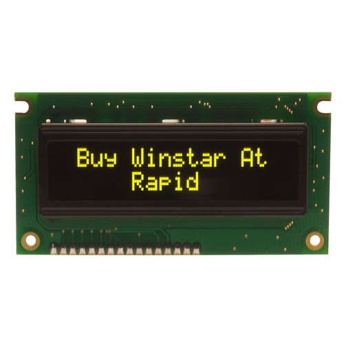 Winstar 16x2 oled display - 16x2,