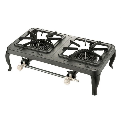 Foker cast iron double burner - cast,