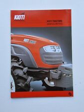 KIOTI DK901(C) DK751(C) TRACTOR SALES BROCHURE 2007