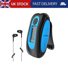AGPTEK IPX8 Waterproof Mp3 Player with Screen, Multi-Functional Clip Music Playe