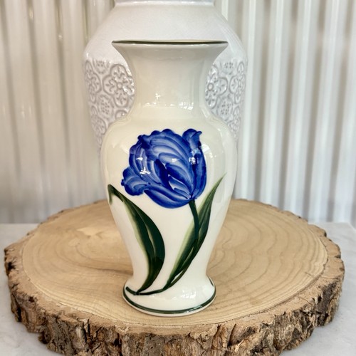 Vintage delft blue - vintage, white