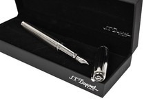 S.T. Dupont Elysee Goldsmith Palladium Fountain Pen 410600 Medium 14K Nib