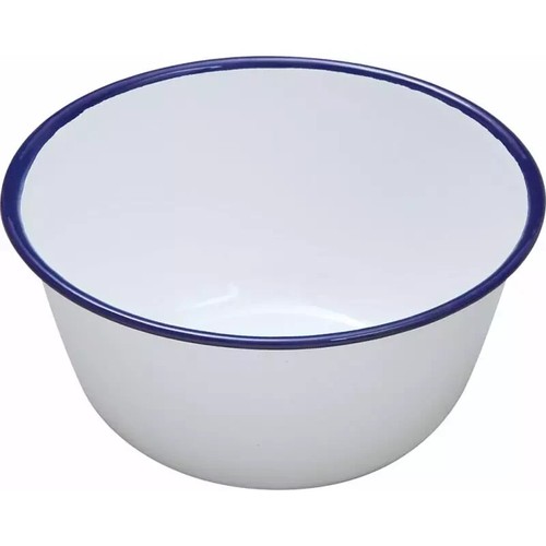 Enamel white pudding deep - enamel,
