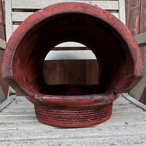 Chimney pot rain cowl anti - cowl,