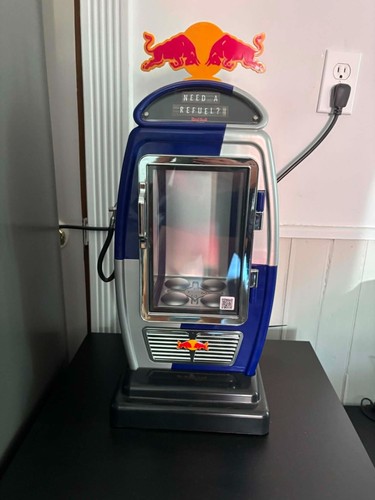 Red bull gas pump mini - red, fridge