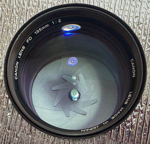 Canon 135mm fast - fd, lens