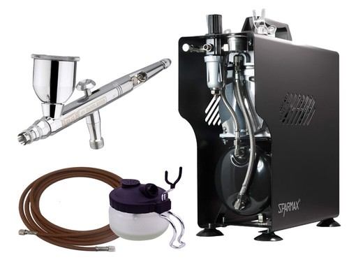 Pro airbrushing kit with - kit,