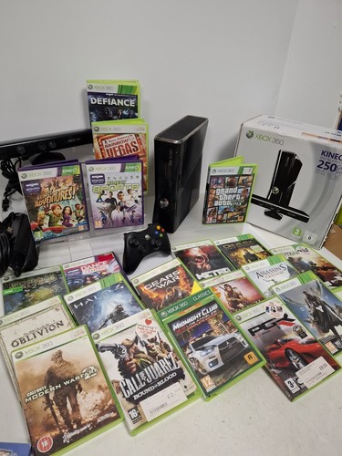 Boxed xbox 360 slim 250gb - 360,