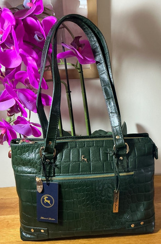 Ashwood leather croc shoulder - ashwood,