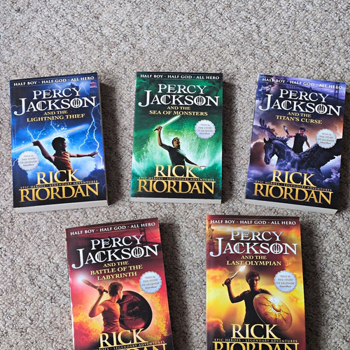Percy jackson book paperback - percy, 5
