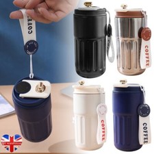 Smart Thermo Travel Coffee Mug Cup Thermal Stainless Steel Vacuum flask with lid