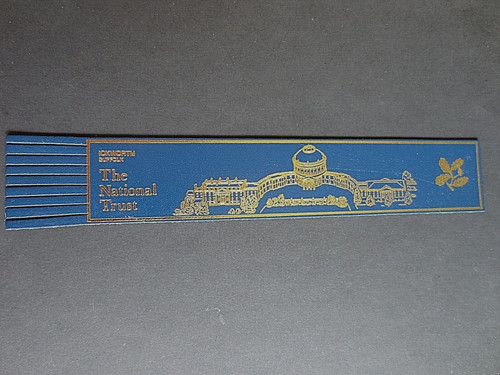 Leather bookmark ickworth - leather,