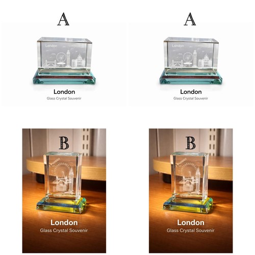 London glass crystal souvenir - glass,