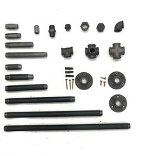 Malleable iron industrial pipe and tube fittings , threaded pipe 1/2” BSP