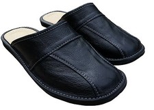 Leather Slippers for Men Shoes