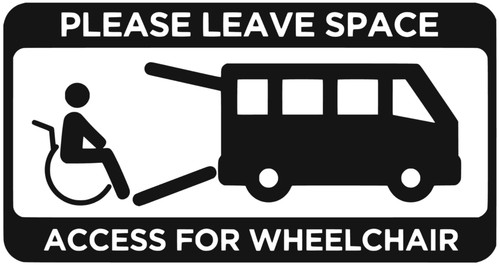 Wheelchair access van - access,