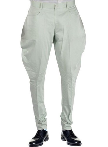 Mens white jodhpur breeches - white,