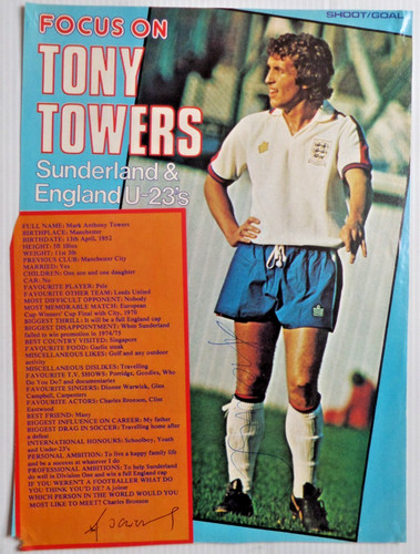 Tony towers sunderland and - sunderland,