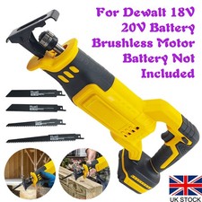 Cordless Reciprocating Saw 3000 SPM Brushless Saw for Dewalt 18V 20V Battery New