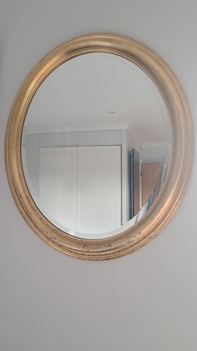 Large oval gold - ​large, wall