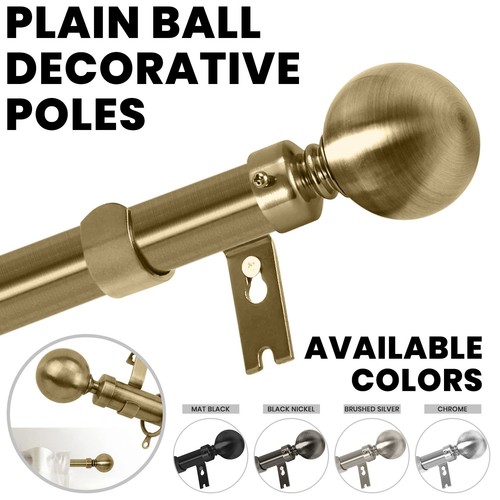 Extendable metal curtain pole - curtain,