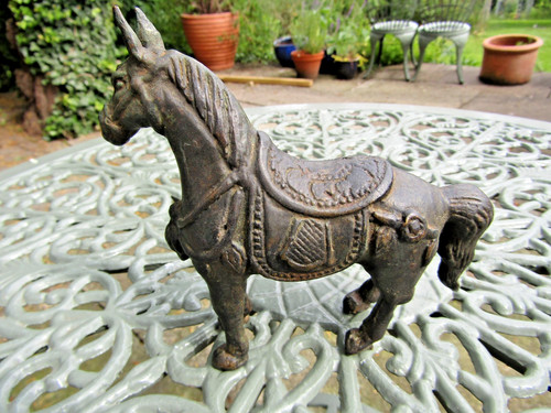 Antique indian bronze horse - antique,