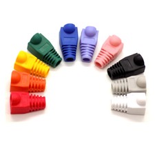 RJ45 Connector Boot Cat5e Cat6 Ethernet Network Patch Cable ends Cover BOOTS lot