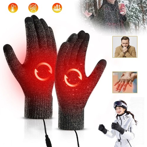 Usb heated gloves thermal - usb,