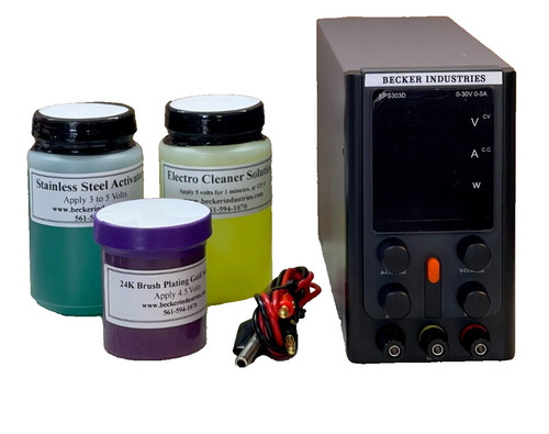 Firearm gold plating kit with - plating, kit,