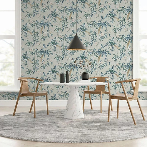 Arthouse floral birds grey - arthouse,