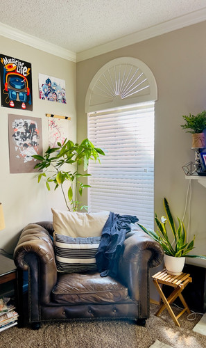 Leather chesterfield armchair - leather,