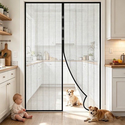 Magic curtain door - curtain,