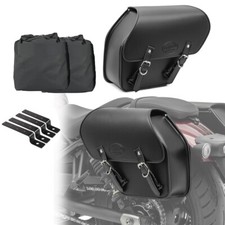 Set 2x Saddlebag + bracket for Suzuki Intruder VL 125 / 250 LC Fargo
