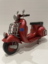 Metal Tin Red Flower Model