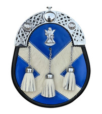 Scotland Flag Real Leather