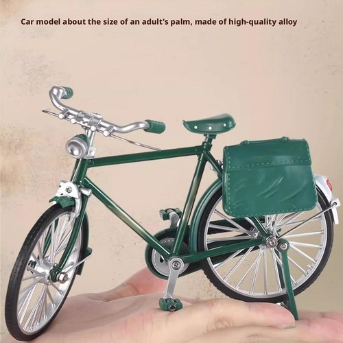 Metal retro postman bicycle - metal,