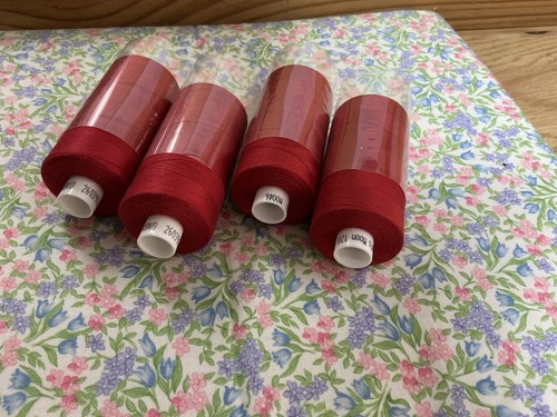 Reels maroon 1000 yds sewing - reels,