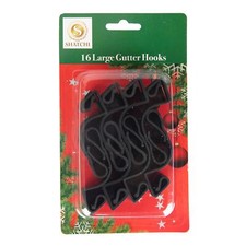 16pcs Large Gutter Hooks Black