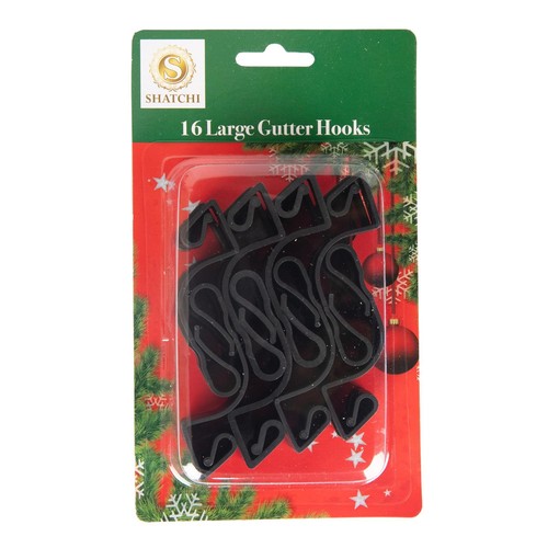 16pcs large gutter hooks - large,