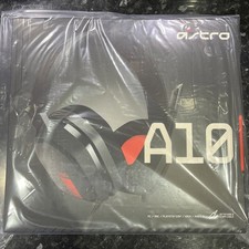 Astro A10 Wired Gaming Headset Compatible with PC/Console, Black/Red
