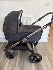 Mamas And Papas Ocarro Classic Navy Tweed Pram Pushchair Bundle