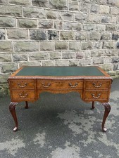 Antique Burr Walnut Writing